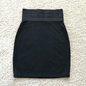 [SOLD] Max Studio Black Bodycon Pencil Skirt